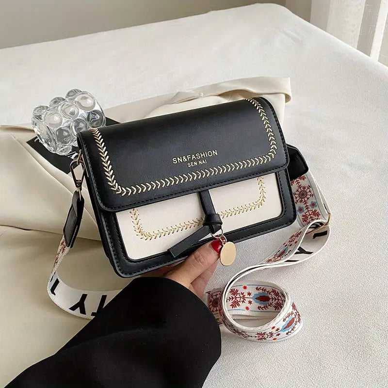 Alina™ | Schultertasche mit Riegel-Design