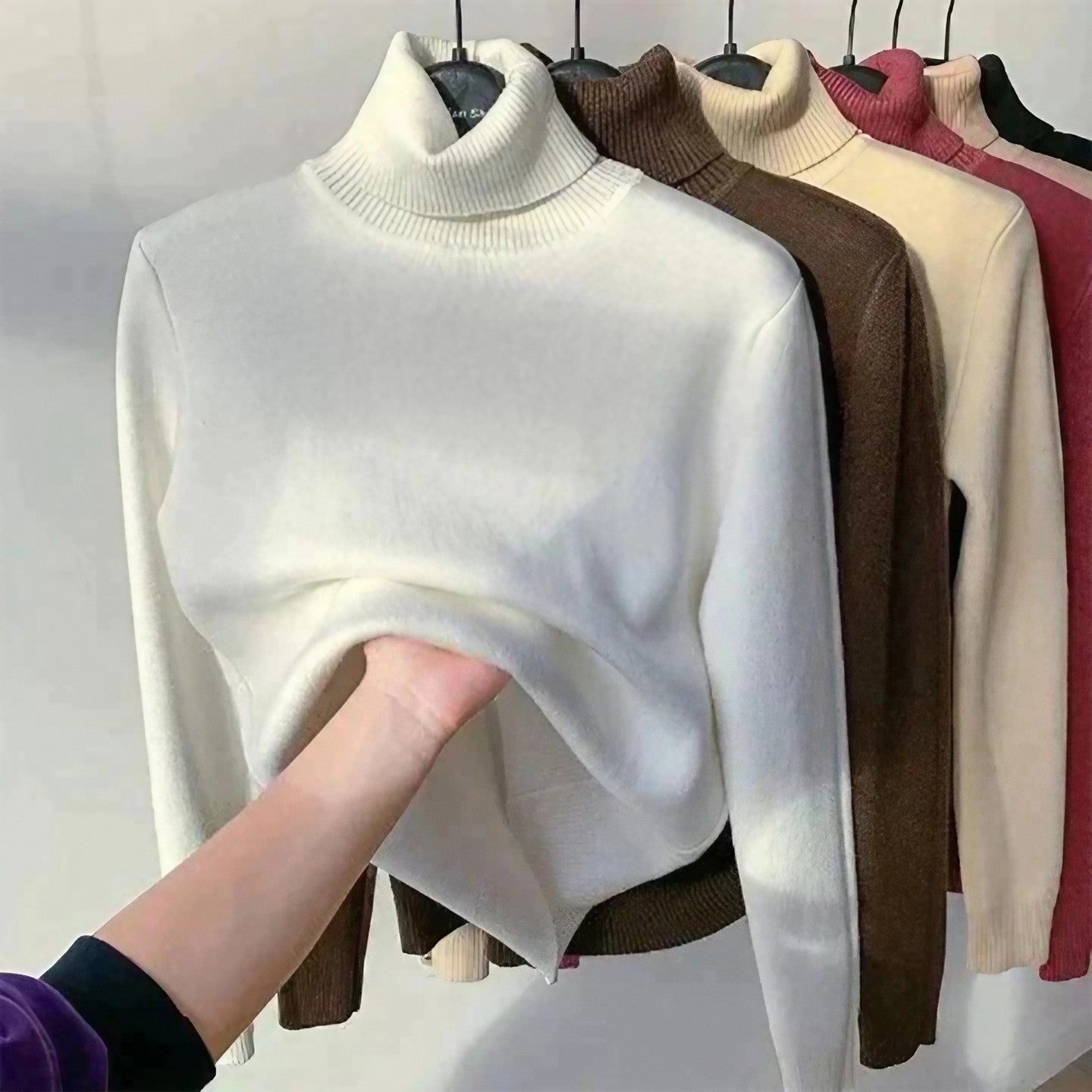 Caelia™ | Strickpullover mit Teddy-Futter