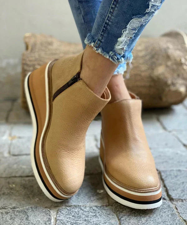Kaily| Luxuriöse Lederstiefel für Frauen
