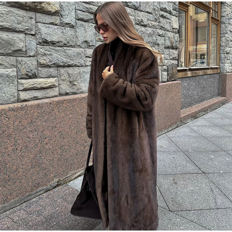 Ivana™ | Luxus Fuchsfell Übermantel