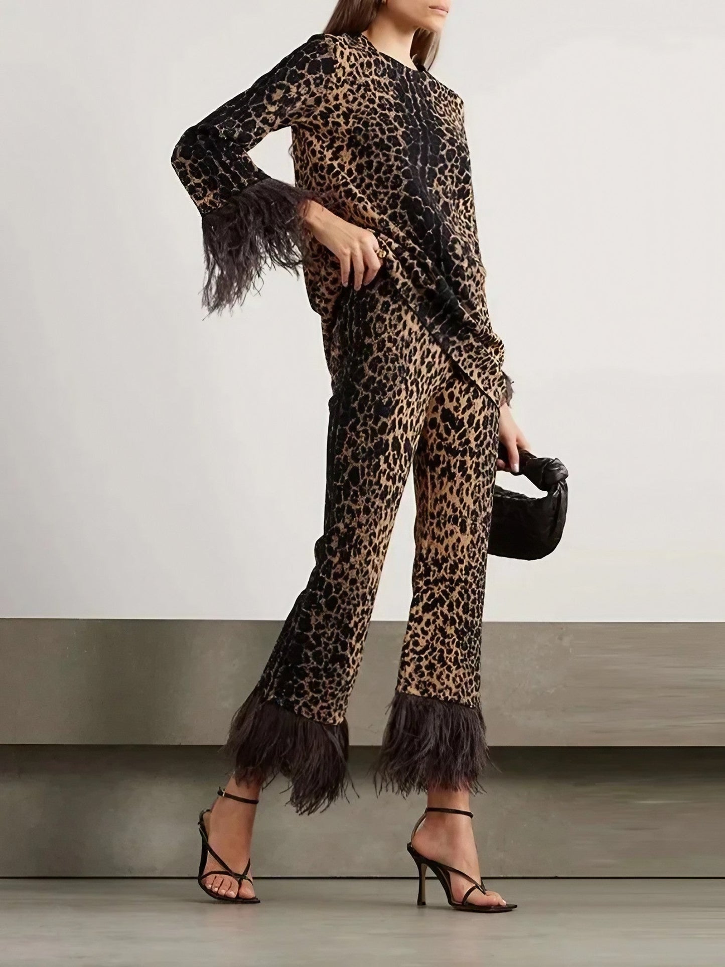 Mira™ | Winter Set im Leopardenmuster