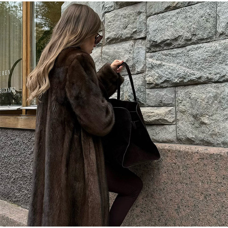 Ivana™ | Luxus Fuchsfell Übermantel