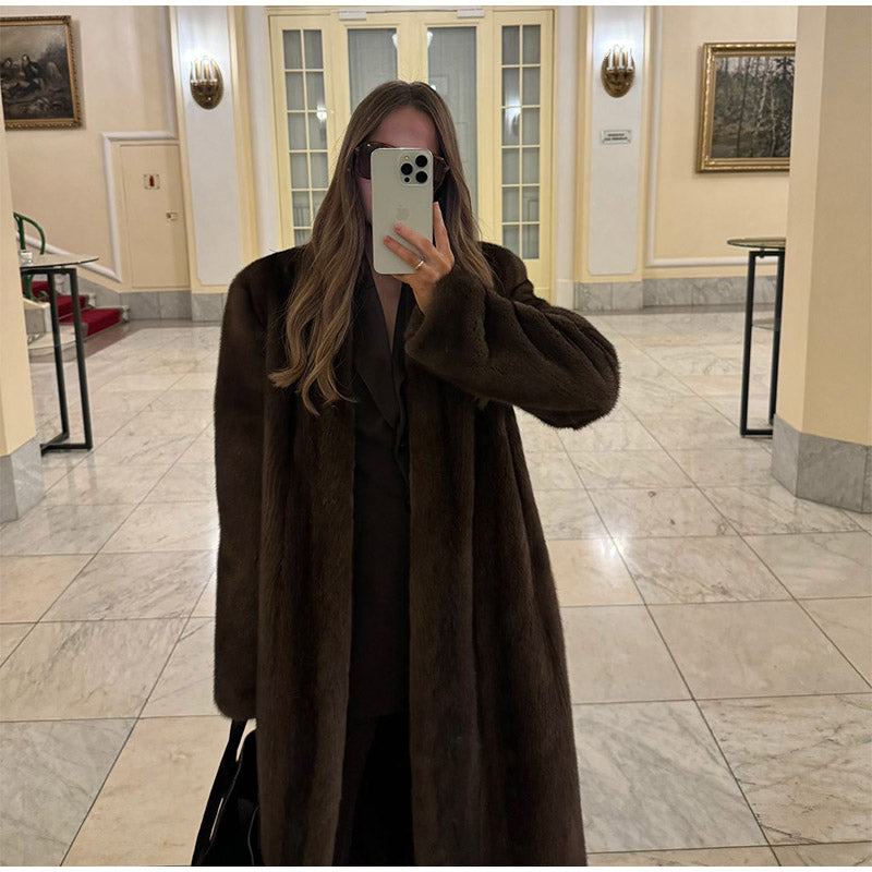 Ivana™ | Luxus Fuchsfell Übermantel