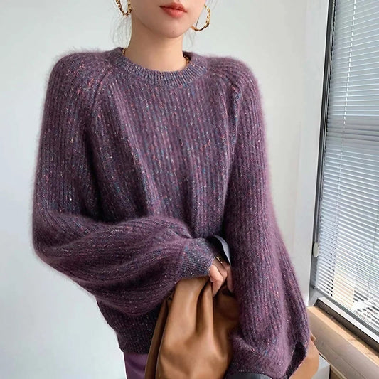 Lena™ | Winterpullover mit Schleifenärmel