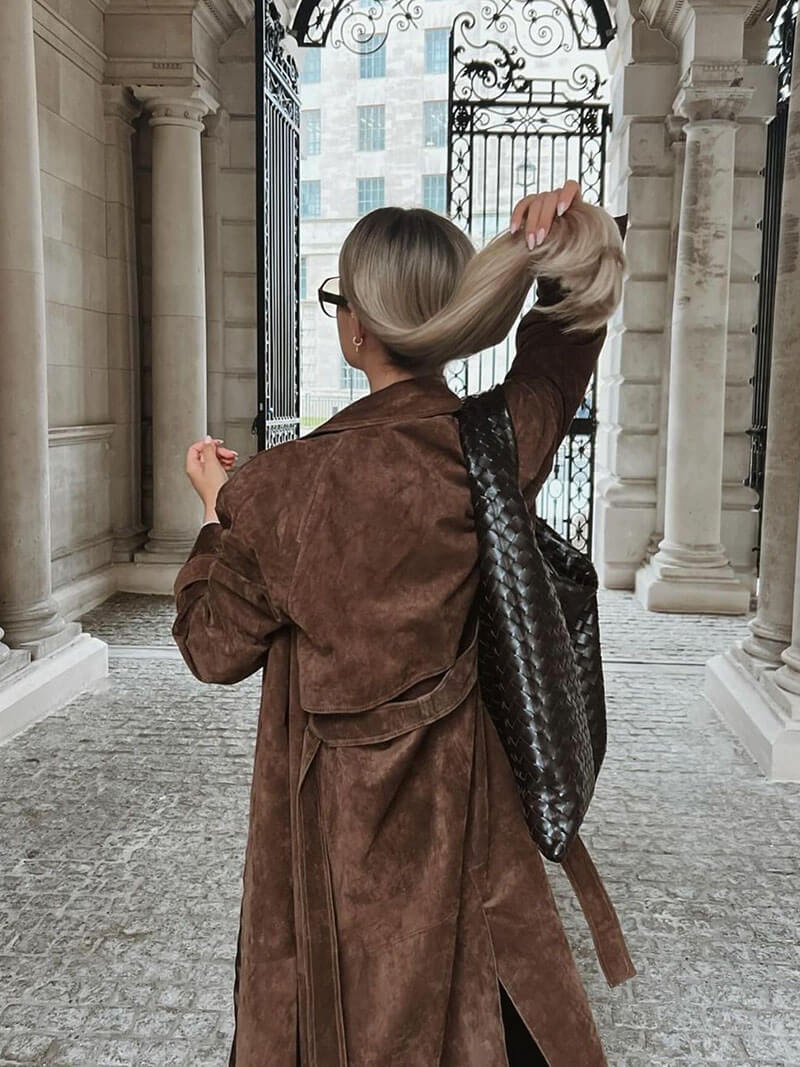 Molly™ | Wildleder Trenchcoat