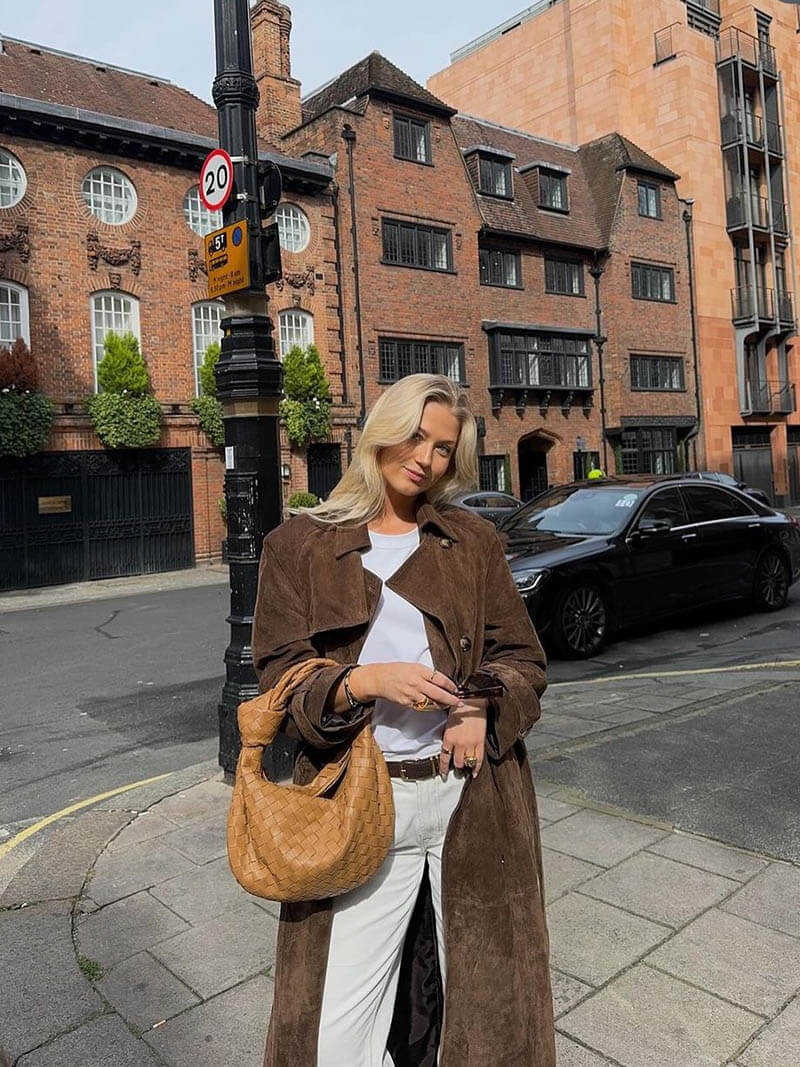 Molly™ | Wildleder Trenchcoat