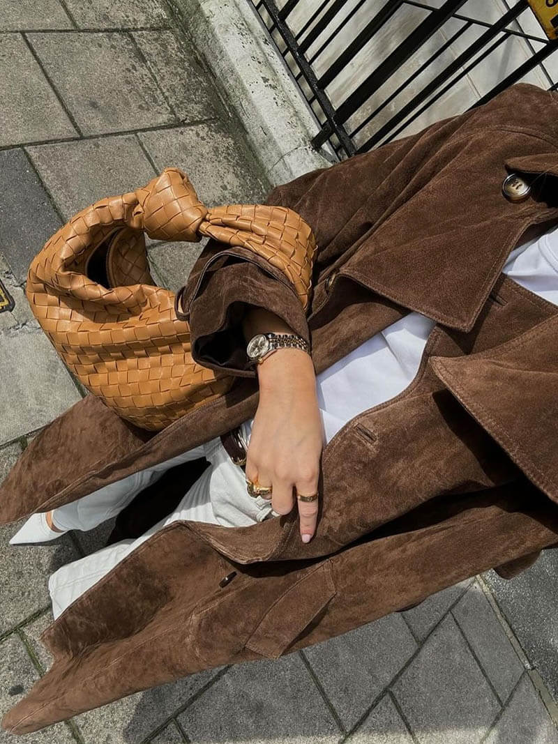 Molly™ | Wildleder Trenchcoat