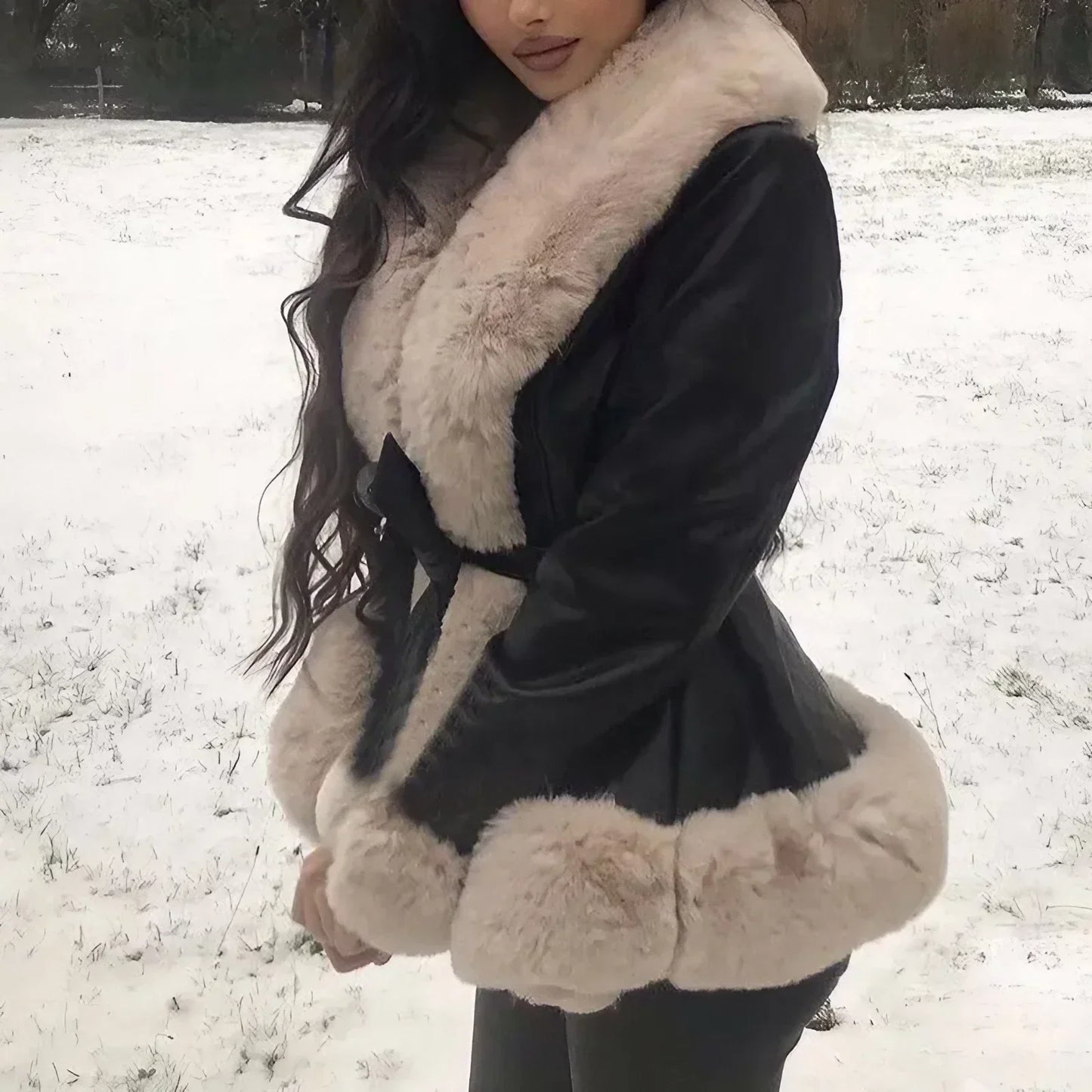 Clara™ | LuxFell Gürteljacke