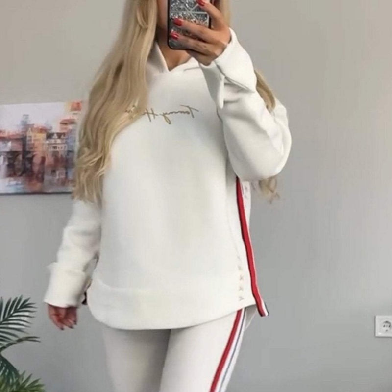 Fiona™ | Chic Streifen Jogging Set