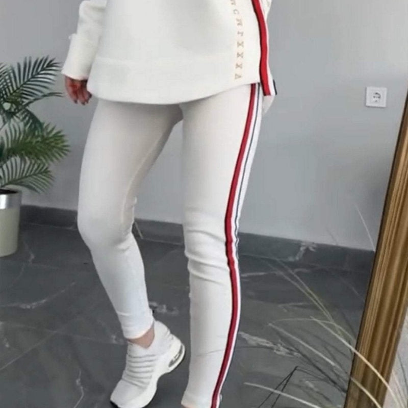 Fiona™ | Chic Streifen Jogging Set