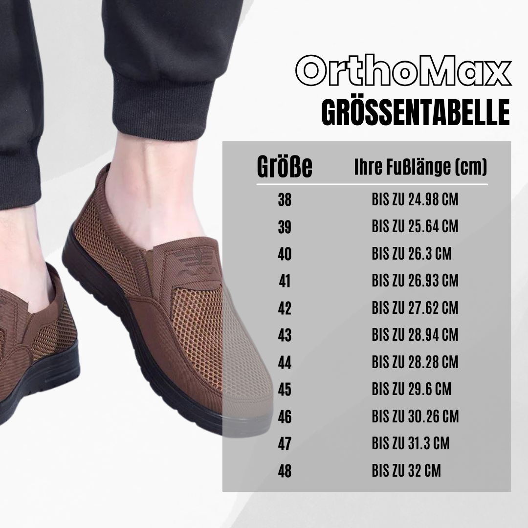 Ergonomischer & atmungsaktiver Schuh zur Schmerzlinderung - OrthoMax Unisex