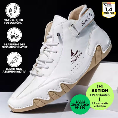 Alpaka - orthopädische, wasserdichte & rutschfeste Leder-Barfußschuhe - Sonderaktion 1+1 Gratis