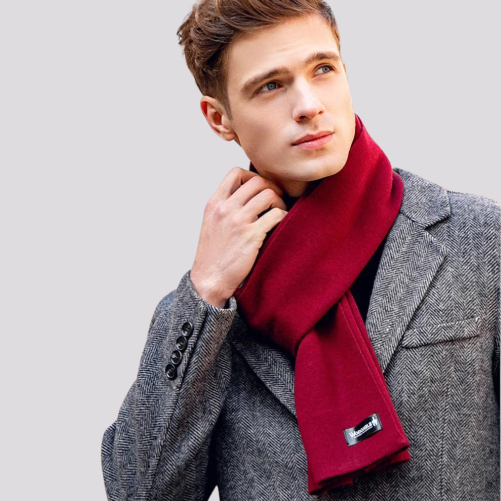 ELIOT - Klassischer Business-Schal aus Baumwolle