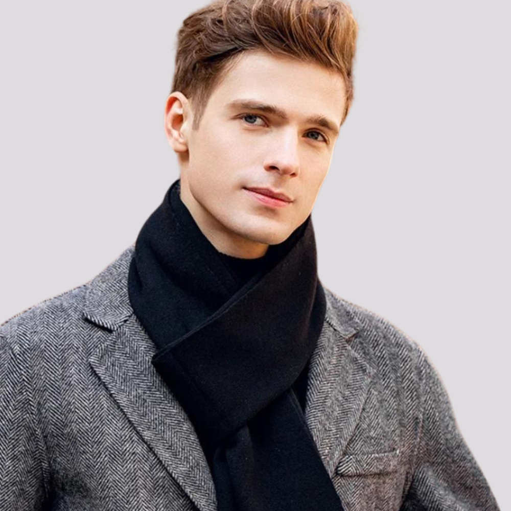 ELIOT - Klassischer Business-Schal aus Baumwolle