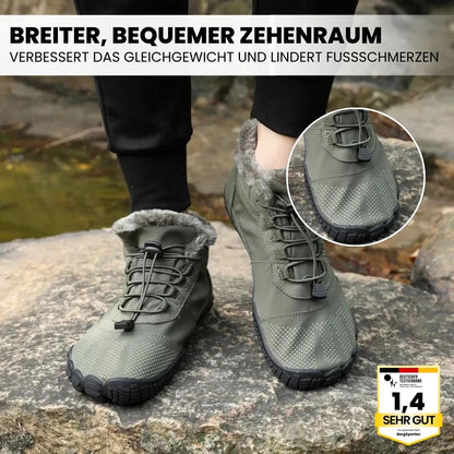 OrthoThermo - schmerzlindernde, wasserabweisende & gefütterte Barfußschuhe