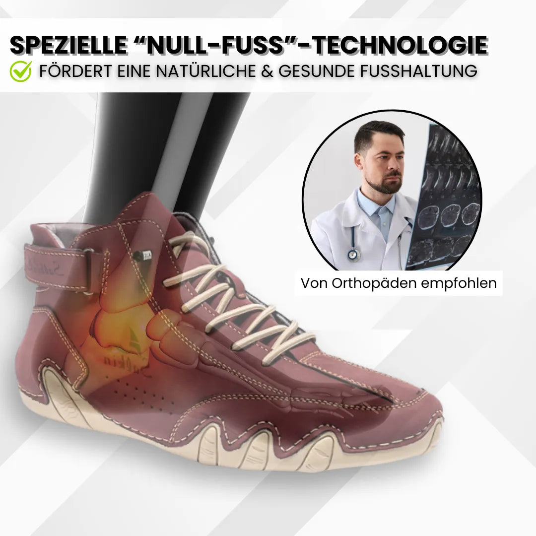 Alpaka - orthopädische, wasserdichte & rutschfeste Leder-Barfußschuhe