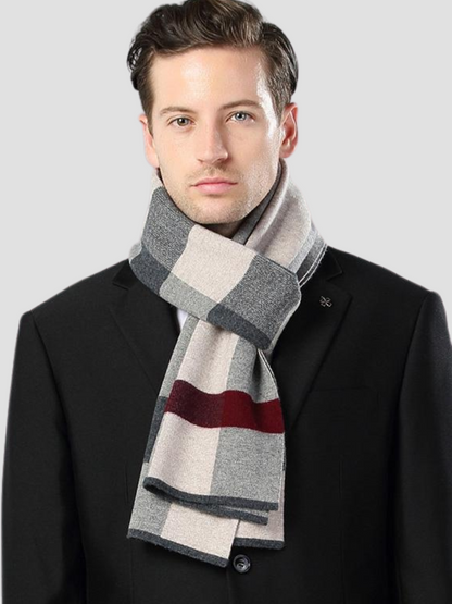 Luxus - Schickes und elegantes kariertes Halstuch für Männer