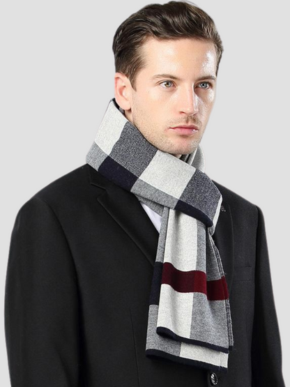 Luxus - Schickes und elegantes kariertes Halstuch für Männer