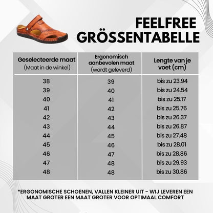 FeelFree - Ergonomische & rutschfeste Leder-Komfortschuhe