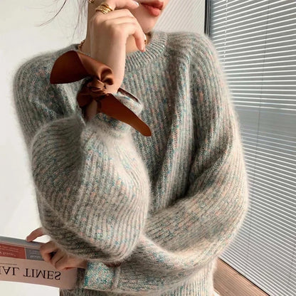 Lena™ | Winterpullover mit Schleifenärmel