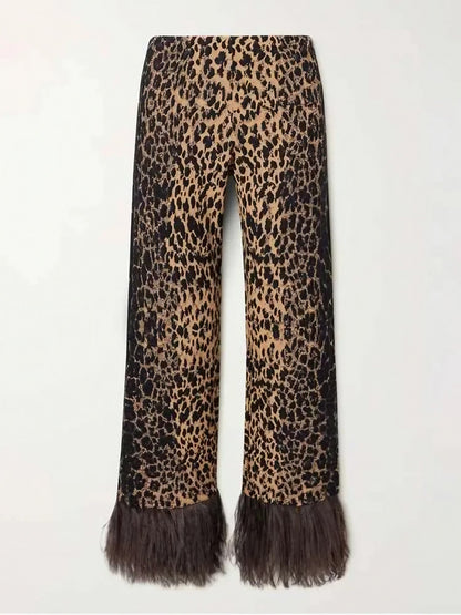 Mira™ | Winter Set im Leopardenmuster