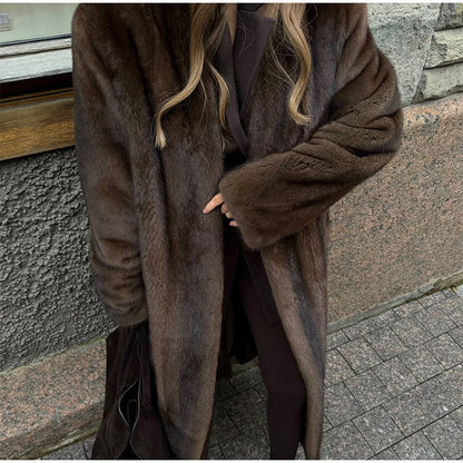 Ivana™ | Luxus Fuchsfell Übermantel