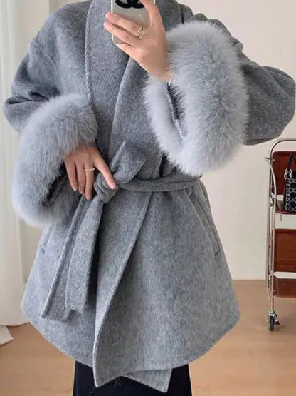 Julia™ | Fox-Fell Wollmantel