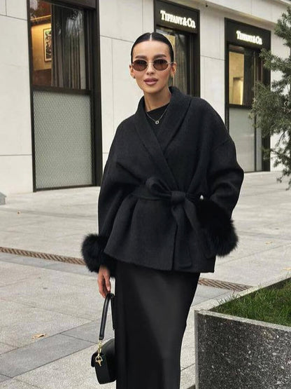 Julia™ | Fox-Fell Wollmantel