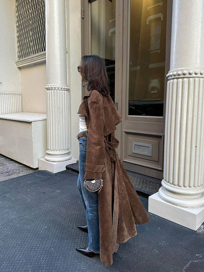 Molly™ | Wildleder Trenchcoat